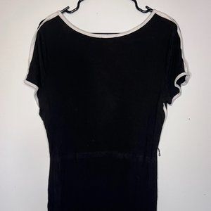 Calvin Klein Jersey Dress Tie Waist Size L